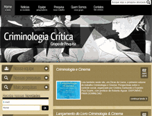 Tablet Screenshot of criminologiacritica.com.br